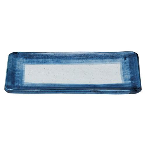 【ときわ28集-479】藍彩 特大焼物皿