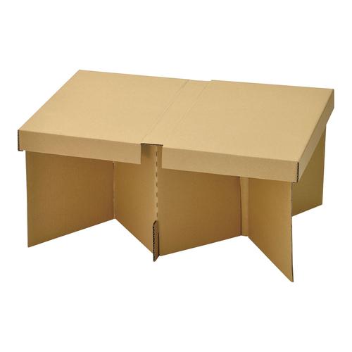 折りたたみダンボールテーブル ＫＲ－5001  9-2607-1201
