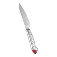龍治 ステンカラー ペティーナイフ 12.5 cm レッド 1-0334-0103