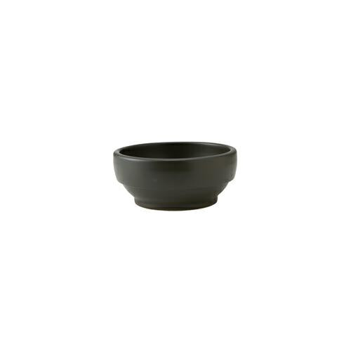 【問合せ商品】【直火対応】陶器製・スタッキングビビンバ　黒　18cm