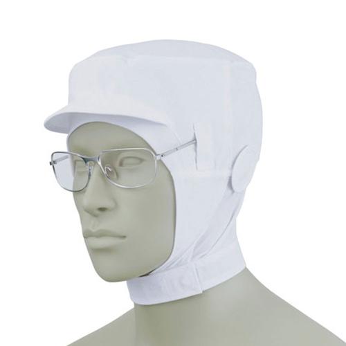 ショート頭巾帽子  9-1016 ホワイト Ｍ  9-1495-0301