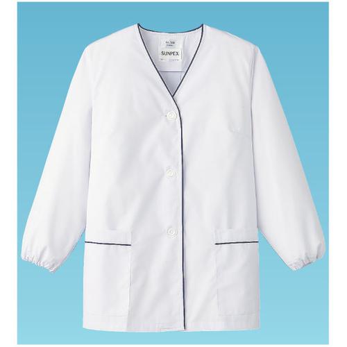 白衣・長袖 ＦＡ－380 （ホワイト） Ｓ  9-1500-0501