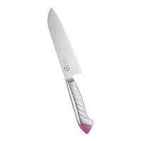 龍治 ステンカラー 三徳 17 cm ピンク 1-0334-0406(本商品の販売を終了致しました)