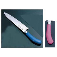 TKG PRO 抗菌カラー 牛刀（両刃） 24 cm ピンク 1-0335-0813