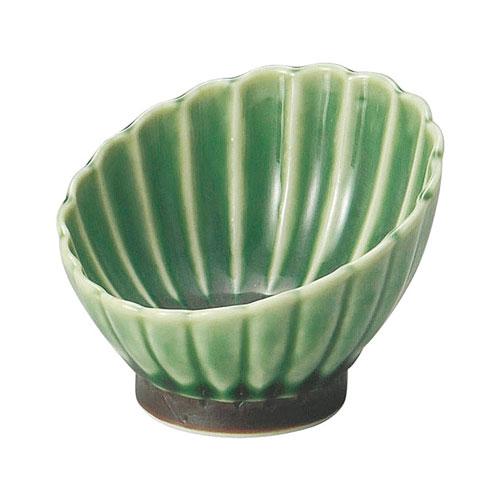 かすみ 緑 7cm斜め小鉢