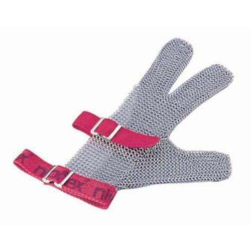 ニロフレックス メッシュ手袋3本指 Ｍ Ｍ3（赤）  9-1479-0902