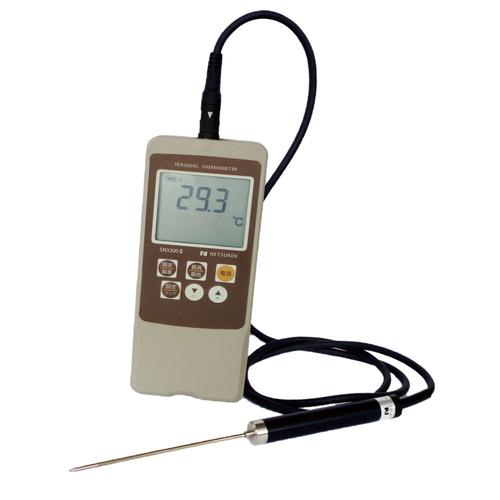 防水型デジタル温度計 パーソナルサーモＭ ＳＮ3200Ⅱ（センサー付）  9-0612-0601