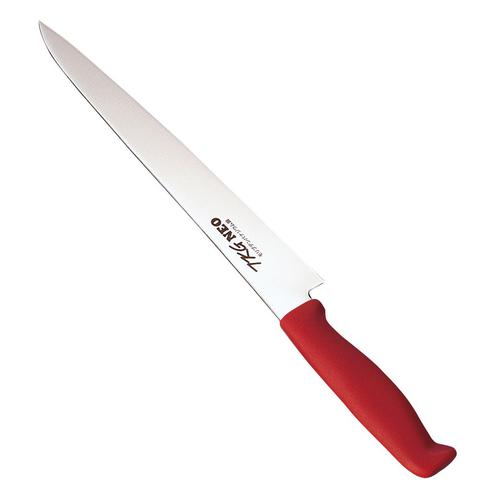 TKG-NEO（ネオ）カラー 筋引 24 cm レッド 1-0335-0305