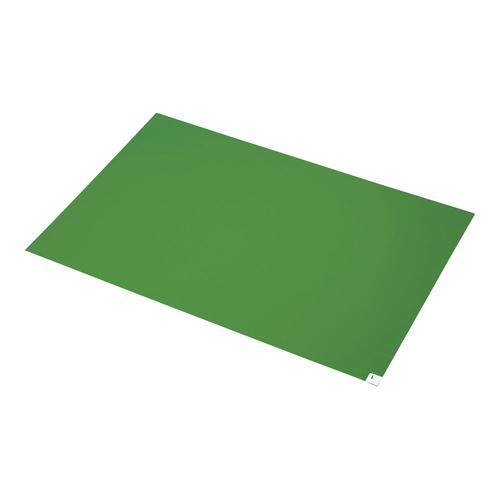 Ｅ粘着マット（弱粘着Ｔ）（10シート入） 600×1200 緑  9-1452-0304