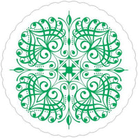 紙コースター 菊丸緑（100枚入） 10900  9-2023-1901