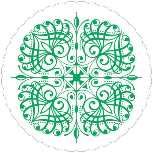 紙コースター 菊丸緑（100枚入） 10900  9-2023-1901