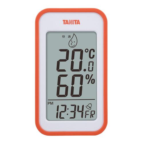タニタ デジタル温湿度計 ＴＴ－559ＯＲ オレンジ  9-0623-0202