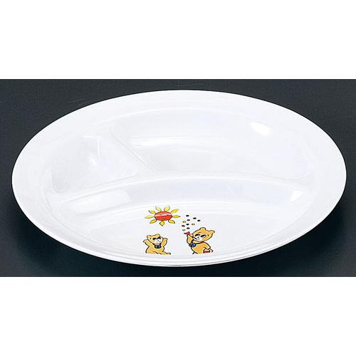 メラミンお子様食器「コロちゃん」 ＫＦ－1      丸ランチ皿  9-2430-0101