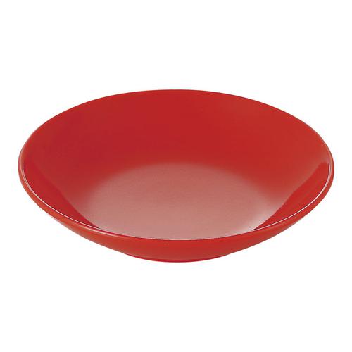 メラミン シンプル食器 丸皿12 ＳＰ－23Ｒ 赤  9-2392-0701