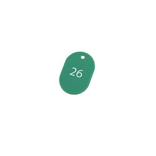 スチロール番号札（２５枚入）  大  ＢＦ－５１－gＮ（緑）  9-2072-1107