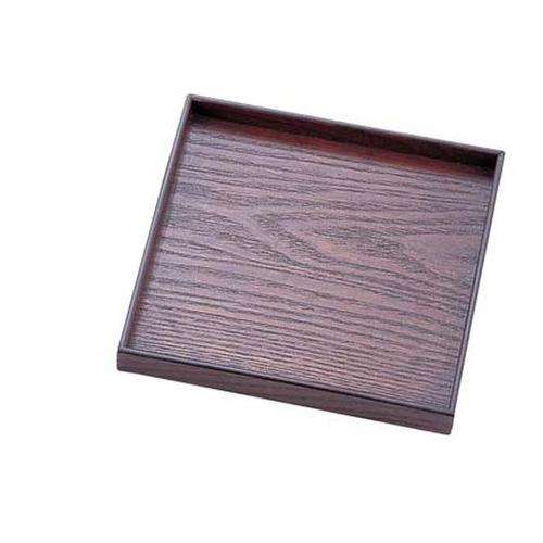 木製 宴 角皿 目摺り 7.0  9-1990-2403