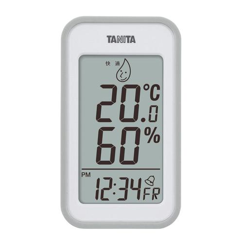 タニタ デジタル温湿度計 ＴＴ－559ＧＹ グレー  9-0623-0201