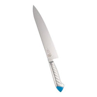 龍治 ステンカラー 牛刀 27cm ブルー  9-0335-0224