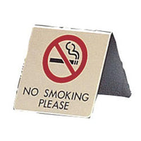 真鍮製 卓上禁煙サイン ＬＧ551－4   9-2058-2601