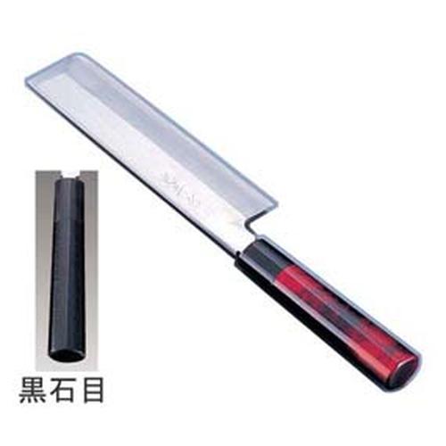 歌舞伎調和庖丁 忠舟 薄刃 18 cm 黒石目 1-0301-1102