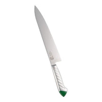龍治 ステンカラー 牛刀 27 cm グリーン 1-0334-0219