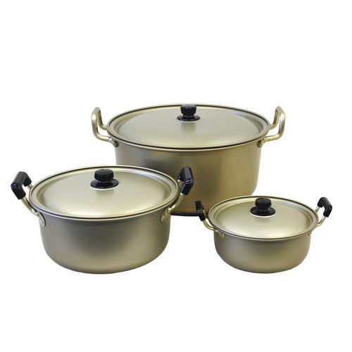 AKAO ３個　実用鍋３３cm    純しゅう酸１３,1ℓ  日本製　耐食性３倍 最安値】 実用鍋33cm 3個 AKAO 純しゅう酸13,1ℓ 耐食性3倍 日本