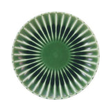 かすみ 緑 18cm丸皿