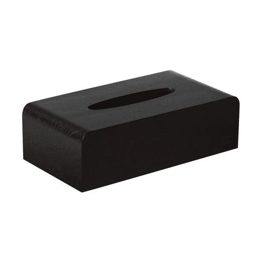 木製ティッシュボックス ブラック ＴＳ－03Ｂ  9-2461-1101