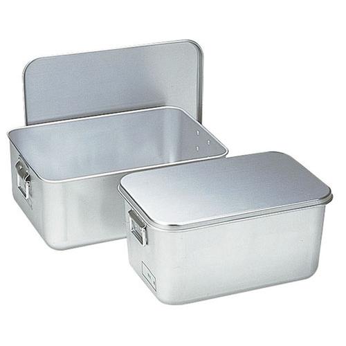 予約販売 アルマイト 1-0146 45個入 258 プレス製給食用パン箱（蓋付） 保存容器・ケース