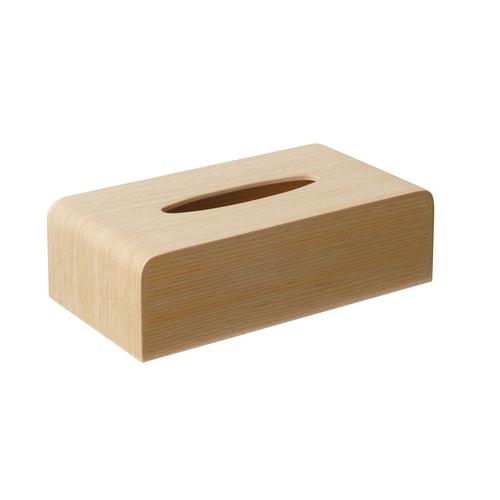 木製ティッシュボックス ホワイトオーク ＴＳ－03Ｈ  9-2461-1201