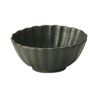 かすみ 黒 7cm楕円小鉢