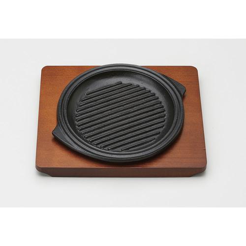 （Ｓ）ステーキ皿 グリル 丸 17cm  9-1862-0101