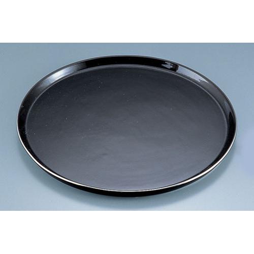 陶磁器 ケーキプレート 丸 黒  9-1142-0401