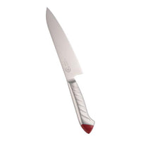 龍治 ステンカラー 牛刀 18 cm レッド 1-0334-0206