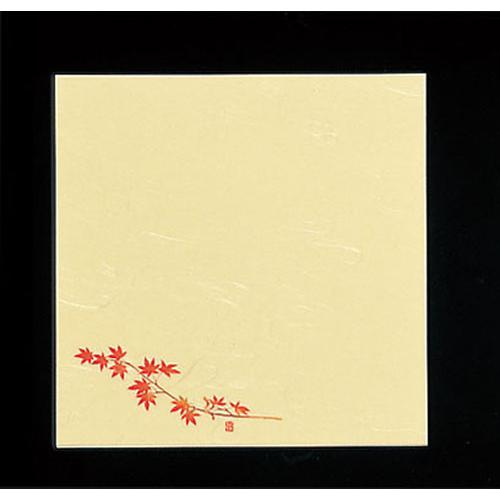 5寸懐紙 四季の花（100枚入） Ｓ5－11  赤もみじ  9-2180-0901