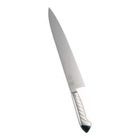 龍治 ステンカラー 牛刀 30 cm ブラック 1-0334-0233