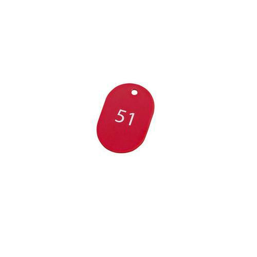 スチロール番号札（２５枚入）  大  ＢＦ－５３－ＲＤ（赤）  9-2072-1118