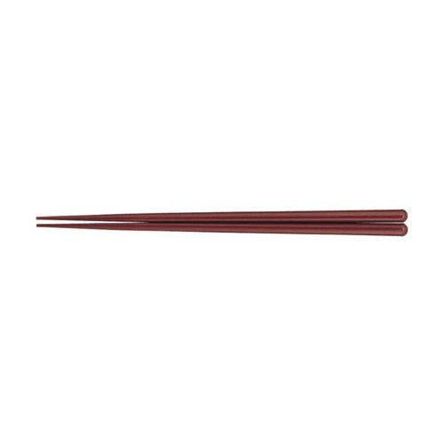 耐熱箸（50膳入） 21cm エンジ  9-1843-1101