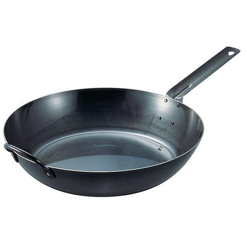 ＳＡ鉄黒皮オーブン用厚板フライパン 40cm  9-0093-0611