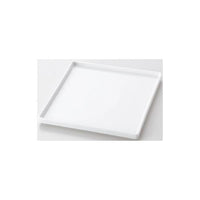 【問合せ商品】TUBE WHITE 21cmスクウェアプレート