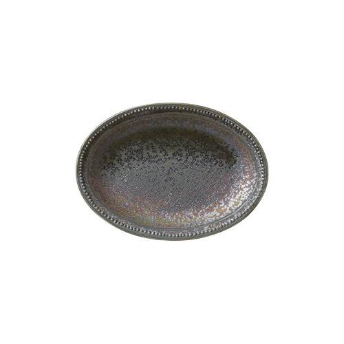 【ときわ28集-500】 窯彩２１㎝楕円皿