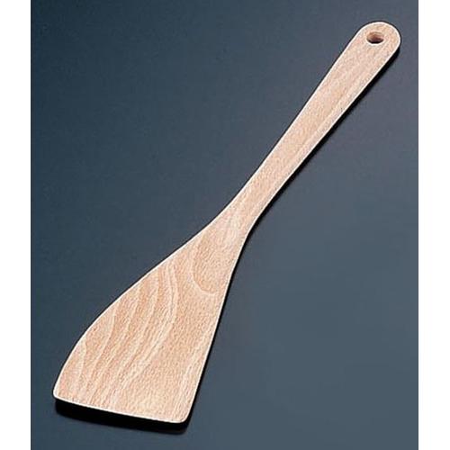 木製 調理ヘラ 斜め 05907（ブナ材）  9-0476-1401