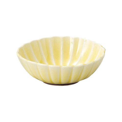 かすみ 黄 11.5cm楕円小鉢