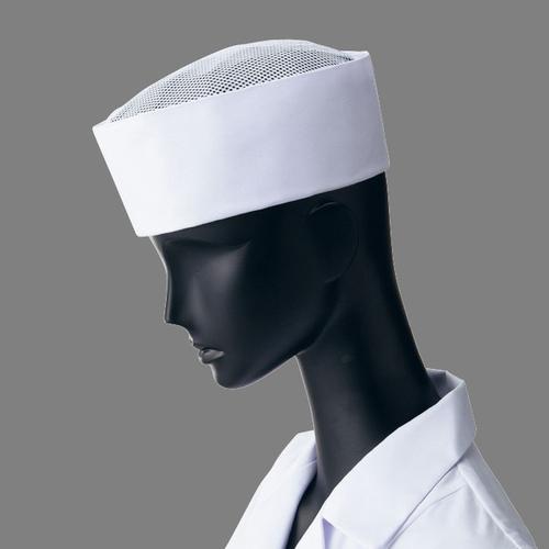 天メッシュ丸帽3（ホワイト） ＬＬ  9-1506-0904