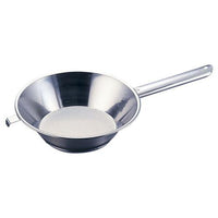UK18-8片手ハンドルパンチング油こし 19 cm 1-0746-0601