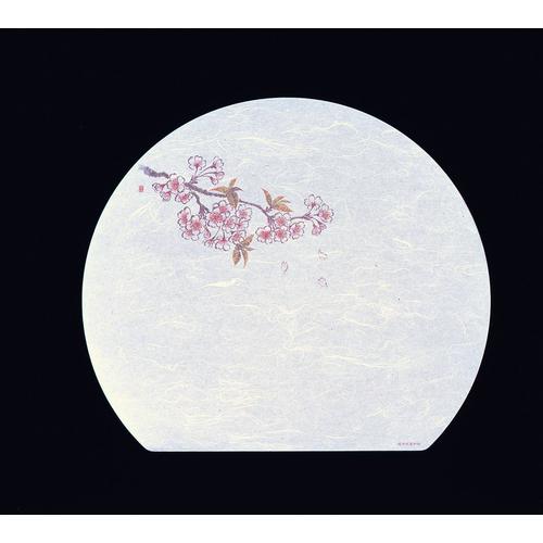 遠赤抗菌和紙 尺3半月まっと（100枚） 桜  ＷＨ－9  9-2190-0801