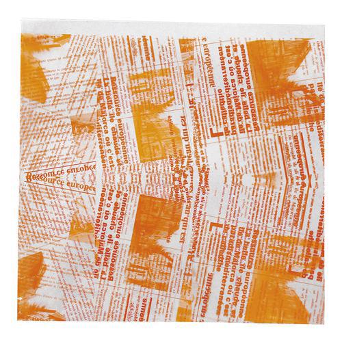 ヨーロピアン バーガー袋（200枚入） ＰＥＵ－7 オレンジ  9-1155-1703