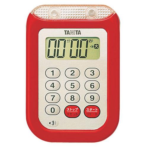 タニタ 大音量タイマー100分計 TD-377RD レッド 1-0609-0501 – 業務用