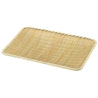 竹製 角盆ざる（佐渡製） 24 cm 1-0272-1102