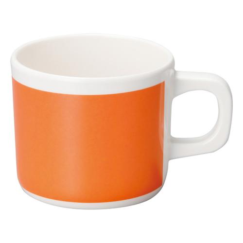 メラミン オレンジ マグカップ